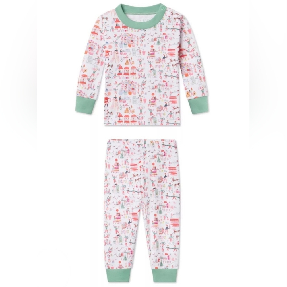 LAKE Mr. Boddington North Pole Christmas Pajamas Size 2